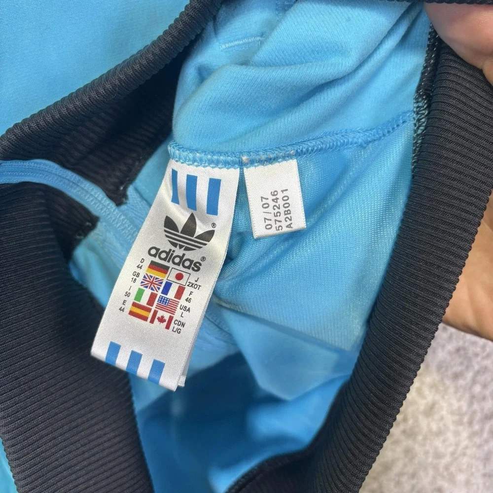 Bahamas Jacket Youth Large Blue Soccer Adidas Track Full Zip Bahamas Crest